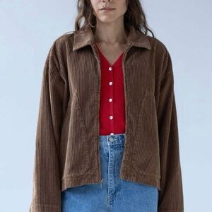 Shaina Mote studio jacket brown corduroy M